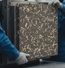 El Panel Siendo Desmoldado